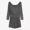 Long Sleeve Mini Dress with Sash
