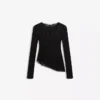 Long Sleeve Ruffled Blonde Lace T-Shirt Long Sleeve Ruffled Blonde Lace T-Shirt