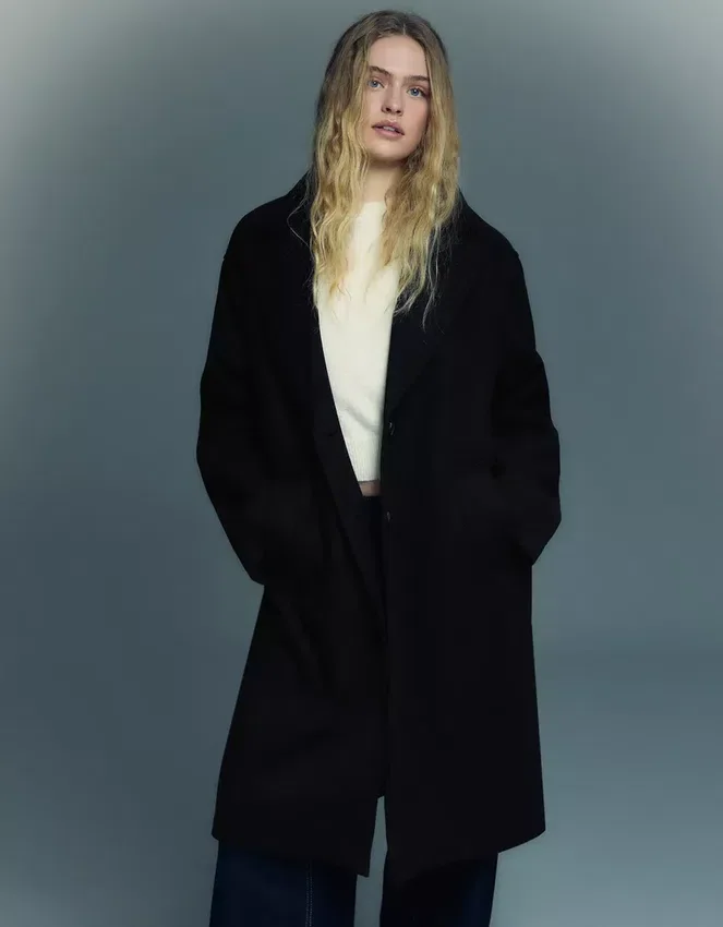Long Soft Touch Coat – Jackets and Trench Long Soft Touch Coat – Jackets and Trench
