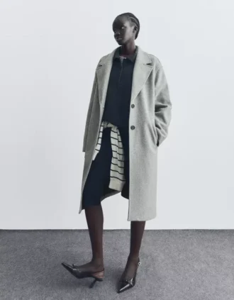 Long Soft Touch Coat – Jackets and Trench