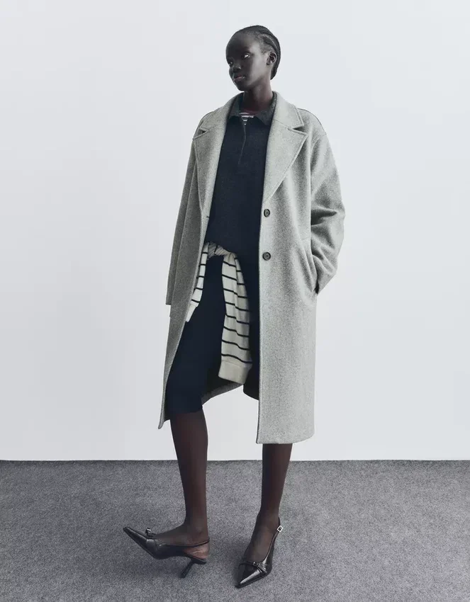 Long Soft Touch Coat – Jackets and Trench Long Soft Touch Coat – Jackets and Trench