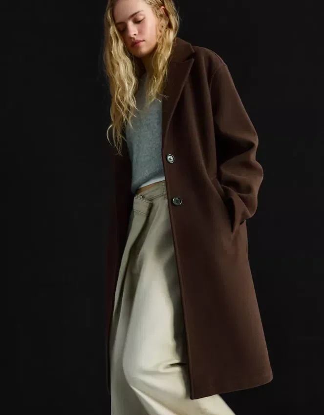 Long Soft Touch Coat – Jackets and Trench Long Soft Touch Coat – Jackets and Trench