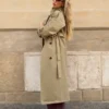 Long Trench Coat with Belt Long Trench Coat with Belt