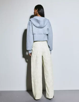 Low-Rise Baggy Barrel Print Jeans – Pants