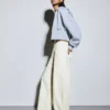 Low-Rise Baggy Barrel Print Jeans – Pants