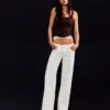 Low-Rise Baggy Jeans with Studs – Pants Low-Rise Baggy Jeans with Studs – Pants