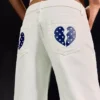 Low-Rise Baggy Jeans with Studs – Pants Low-Rise Baggy Jeans with Studs – Pants