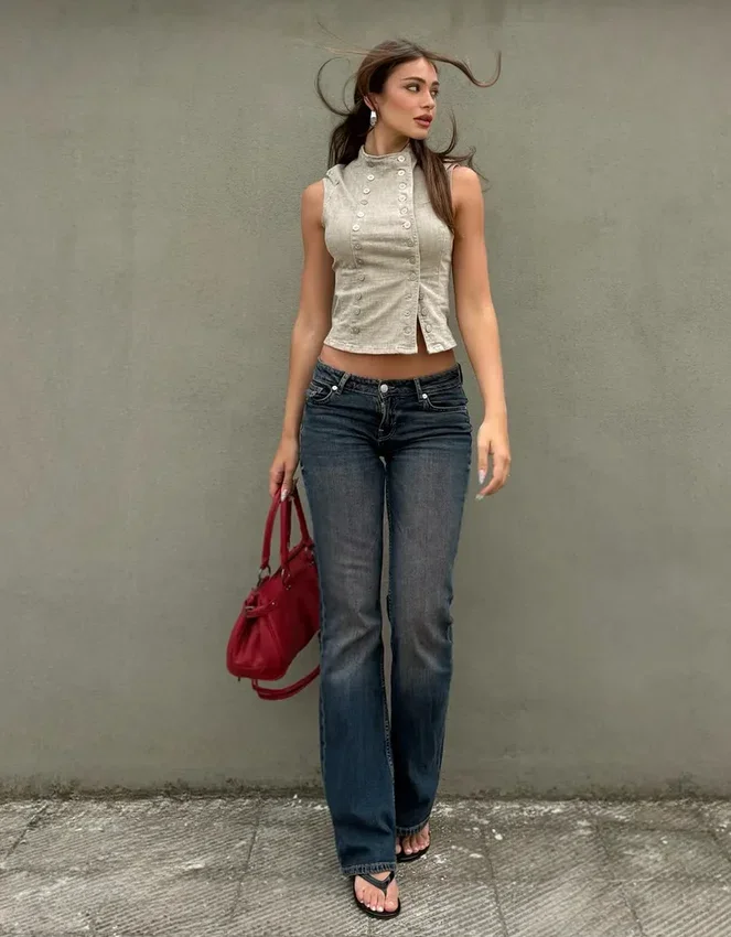 Low-Rise Bootcut Jeans Low-Rise Bootcut Jeans