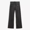 Low-Rise Bootcut Jeans with Flaps