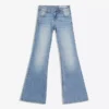 Low-Rise Embroidered Flared Jeans – Pants