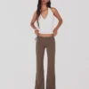Low-Rise Flared Trousers Low-Rise Flared Trousers