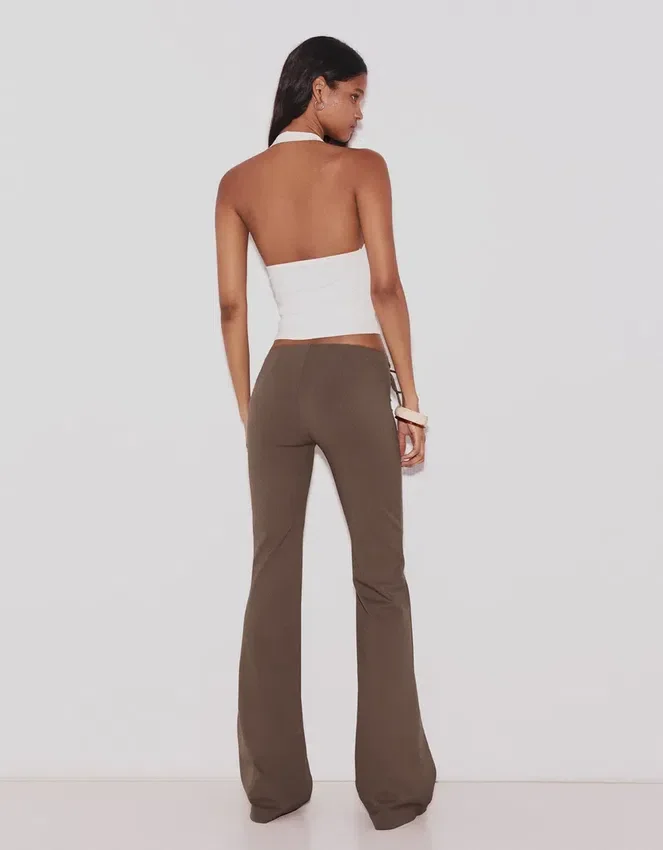 Low-Rise Flared Trousers Low-Rise Flared Trousers