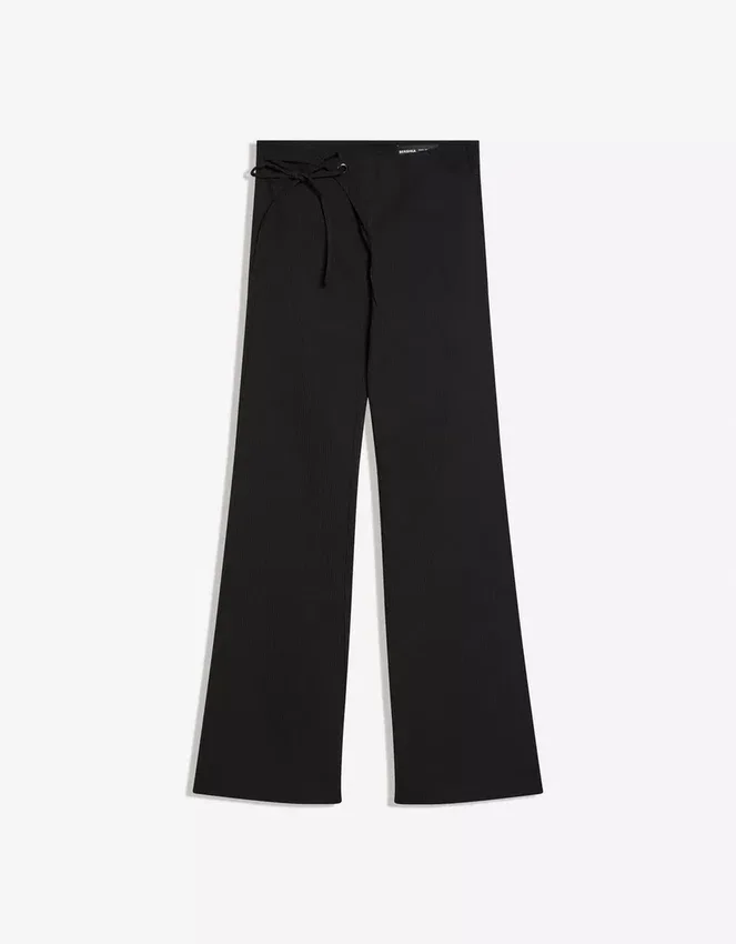 Low-Rise Flared Trousers Low-Rise Flared Trousers