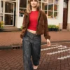 Low-Rise Textured Boyfriend Jeans – Pants Low-Rise Textured Boyfriend Jeans – Pants