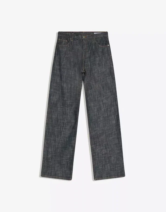 Low-Rise Textured Boyfriend Jeans – Pants Low-Rise Textured Boyfriend Jeans – Pants