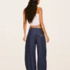 Low-Rise Twisted Balloon Fit Jeans – Pants Low-Rise Twisted Balloon Fit Jeans – Pants