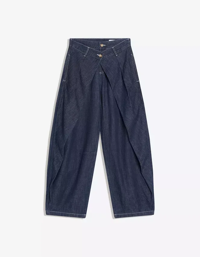 Low-Rise Twisted Balloon Fit Jeans – Pants Low-Rise Twisted Balloon Fit Jeans – Pants