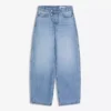 Low-Rise Wide-Leg Barrel Jeans with Front Buttons – Pants Low-Rise Wide-Leg Barrel Jeans with Front Buttons – Pants