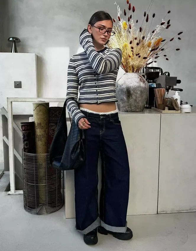 Low-Rise Wide-Leg Jeans Low-Rise Wide-Leg Jeans
