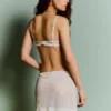 Mesh and Lace Skirt