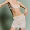 Mesh and Lace Skirt