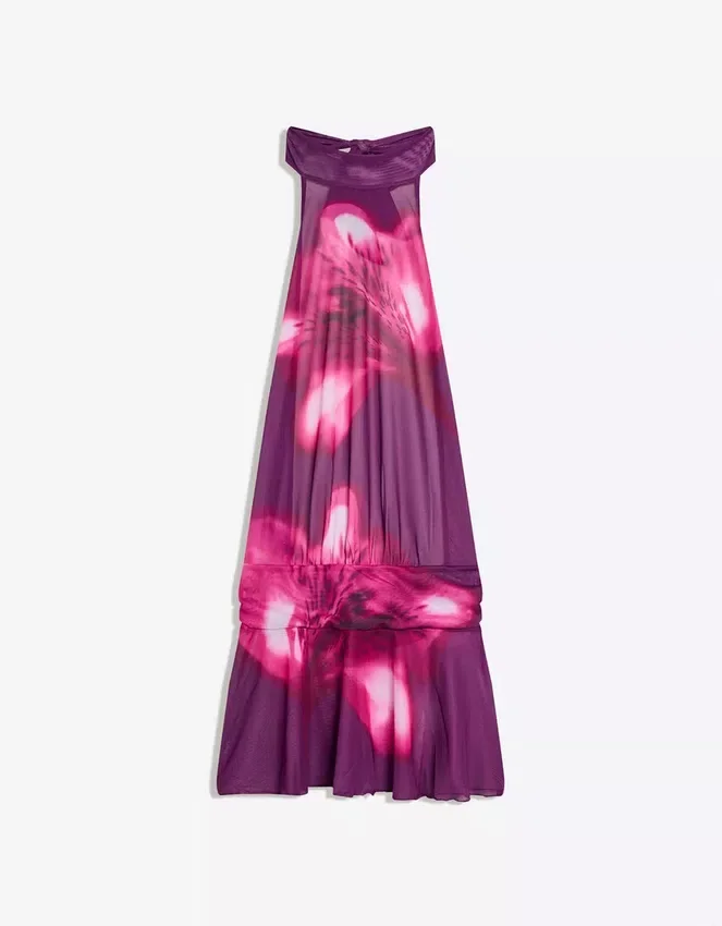 Mesh Dress with Open Back Mesh Dress with Open Back