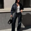 Cropped Balloon Denim Jacket – Jackets and Trench Cropped Balloon Denim Jacket – Jackets and Trench