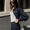 Cropped Balloon Denim Jacket – Jackets and Trench Cropped Balloon Denim Jacket – Jackets and Trench