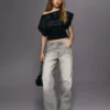 Mid Rise Baggy Jeans – Pants Mid Rise Baggy Jeans – Pants