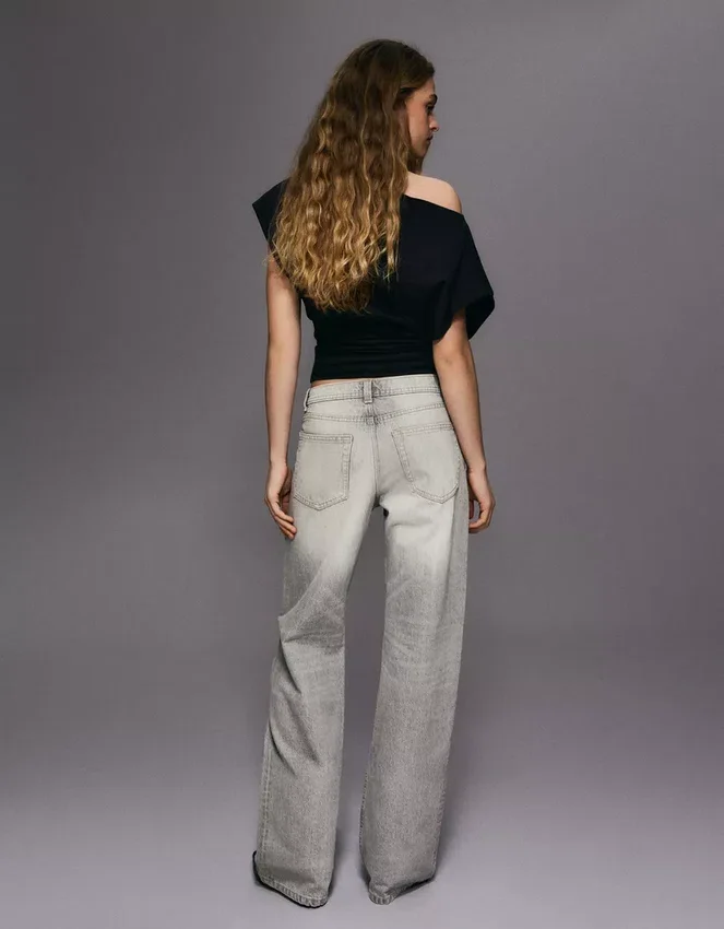 Mid Rise Baggy Jeans – Pants Mid Rise Baggy Jeans – Pants