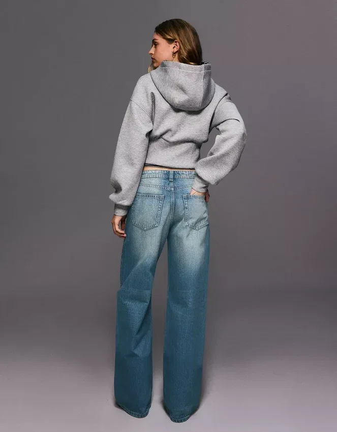 Mid Rise Baggy Jeans – Pants Mid Rise Baggy Jeans – Pants