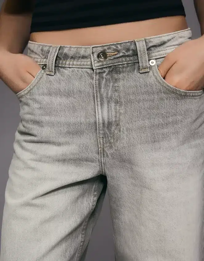 Mid Rise Baggy Jeans – Pants Mid Rise Baggy Jeans – Pants