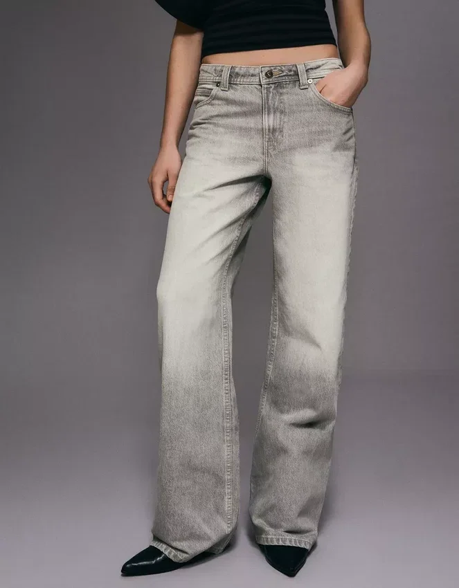 Mid Rise Baggy Jeans – Pants Mid Rise Baggy Jeans – Pants
