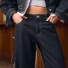 Mid Rise Baggy Jeans – Pants Mid Rise Baggy Jeans – Pants