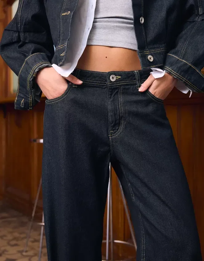 Mid Rise Baggy Jeans – Pants Mid Rise Baggy Jeans – Pants