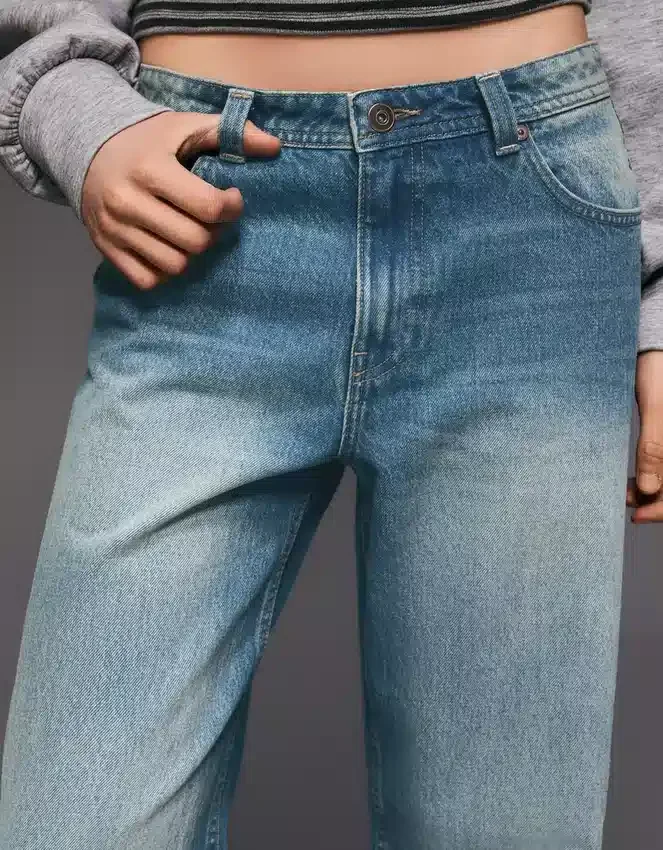 Mid Rise Baggy Jeans – Pants Mid Rise Baggy Jeans – Pants