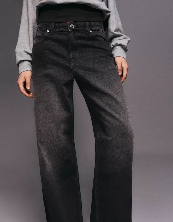 Mid Rise Baggy Jeans – Pants Mid Rise Baggy Jeans – Pants