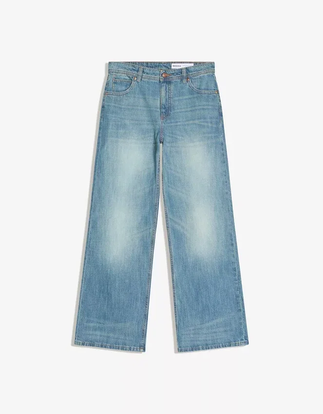 Mid Rise Baggy Jeans – Pants Mid Rise Baggy Jeans – Pants