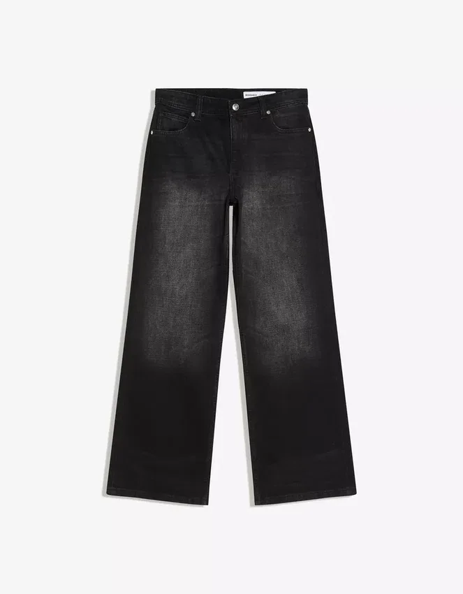 Mid Rise Baggy Jeans – Pants Mid Rise Baggy Jeans – Pants