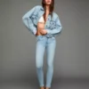Mid-Rise Push-Up Skinny Jeans – Pants