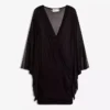 Mini Dress with Cape Sleeves Mini Dress with Cape Sleeves