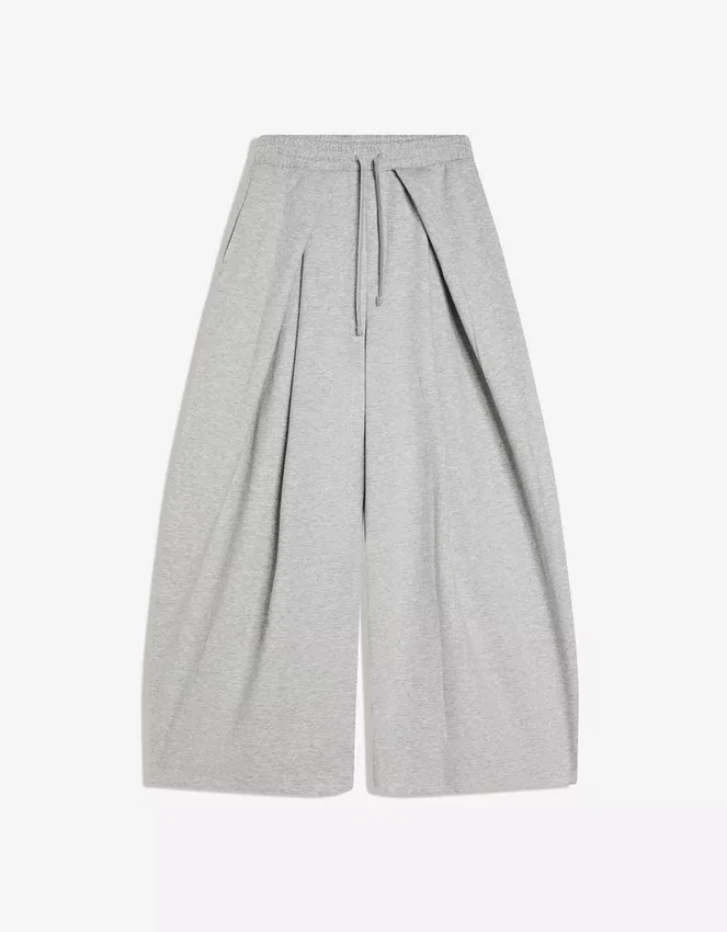 Neoprene Effect Wide-Leg Trousers with Stoppers – #Bershkastyle – Women Neoprene Effect Wide-Leg Trousers with Stoppers – #Bershkastyle – Women