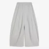 Neoprene Effect Wide-Leg Trousers with Stoppers – #Bershkastyle – Women Neoprene Effect Wide-Leg Trousers with Stoppers – #Bershkastyle – Women
