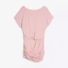 Open-Back Dress with Draped Skirt Open-Back Dress with Draped Skirt