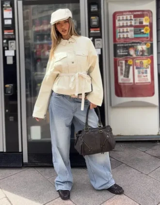 Oversize Denim Jacket – Jackets and Trench