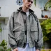 Oversize Plaid Technical Jacket – Jackets
