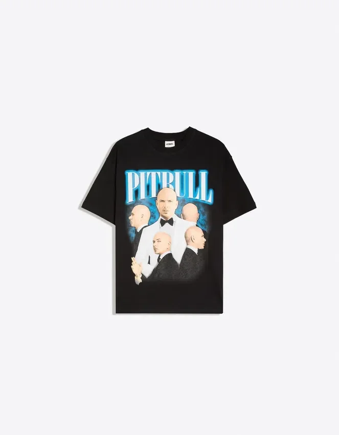 Oversize Print Pitbull T-Shirt Oversize Print Pitbull T-Shirt