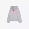 Oversize Printed Zip-Up Hoodie