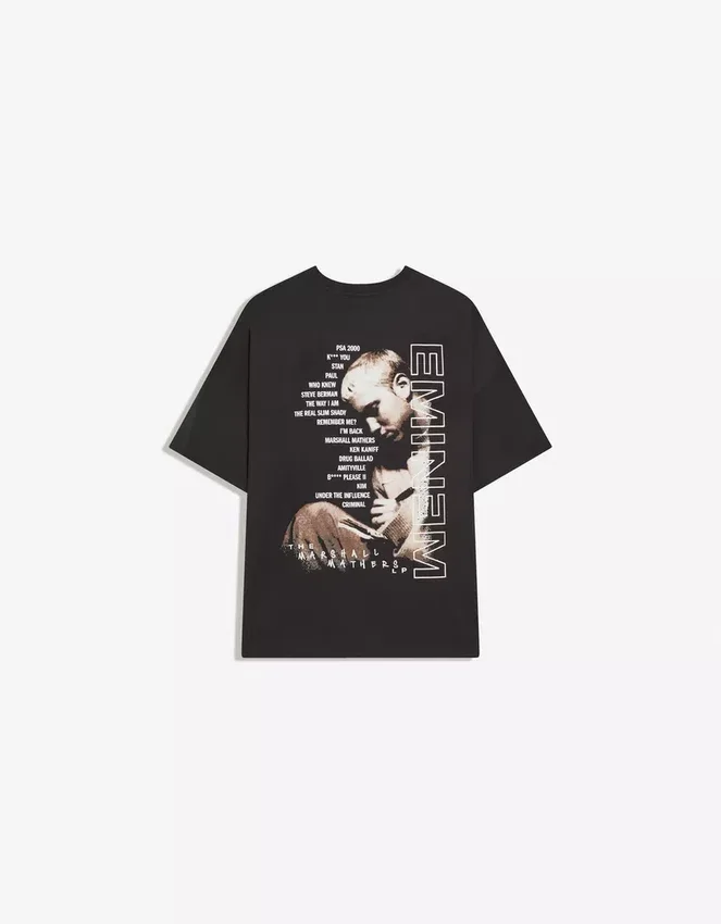 Oversize Short Sleeve Eminem T-Shirt Oversize Short Sleeve Eminem T-Shirt