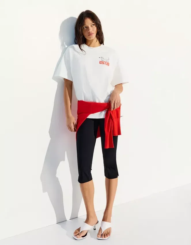 Oversize Short Sleeve Printed T-Shirt – Women Oversize Short Sleeve Printed T-Shirt – Women